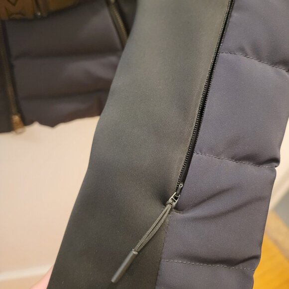 MACKAGE ELITA Ski Jacket - SIZE SMALL (special two-toned shell BLACK/BLUE) - Picture 7 of 16